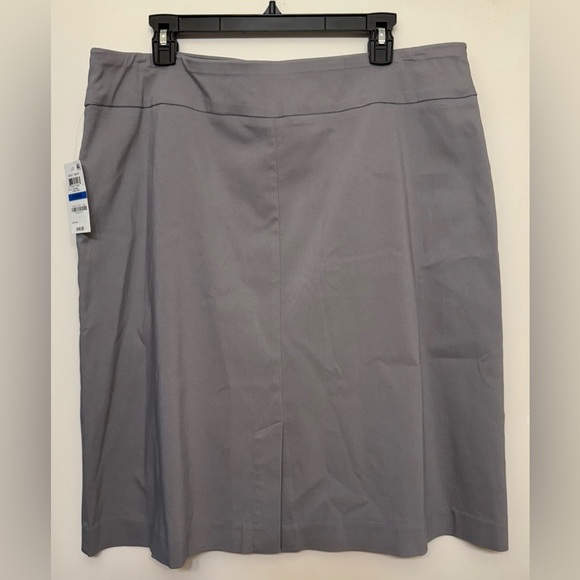JM Collection Gray Midi Pencil Skirt - Picture 6 of 9